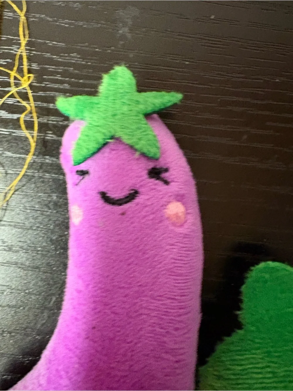 Fresh Vegetable Plush Cat Toys Set of 3 Corn Chili Eggplant NIP